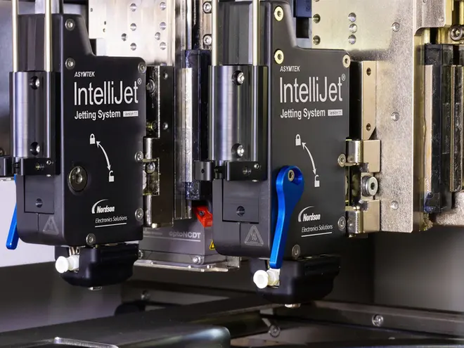 IntelliJet® purškimo dozavimo sistema